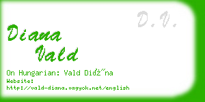 diana vald business card